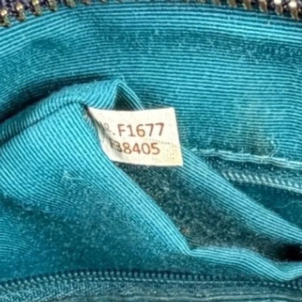 Coach Varsity City Tote F38405 Striped Monogram Leather